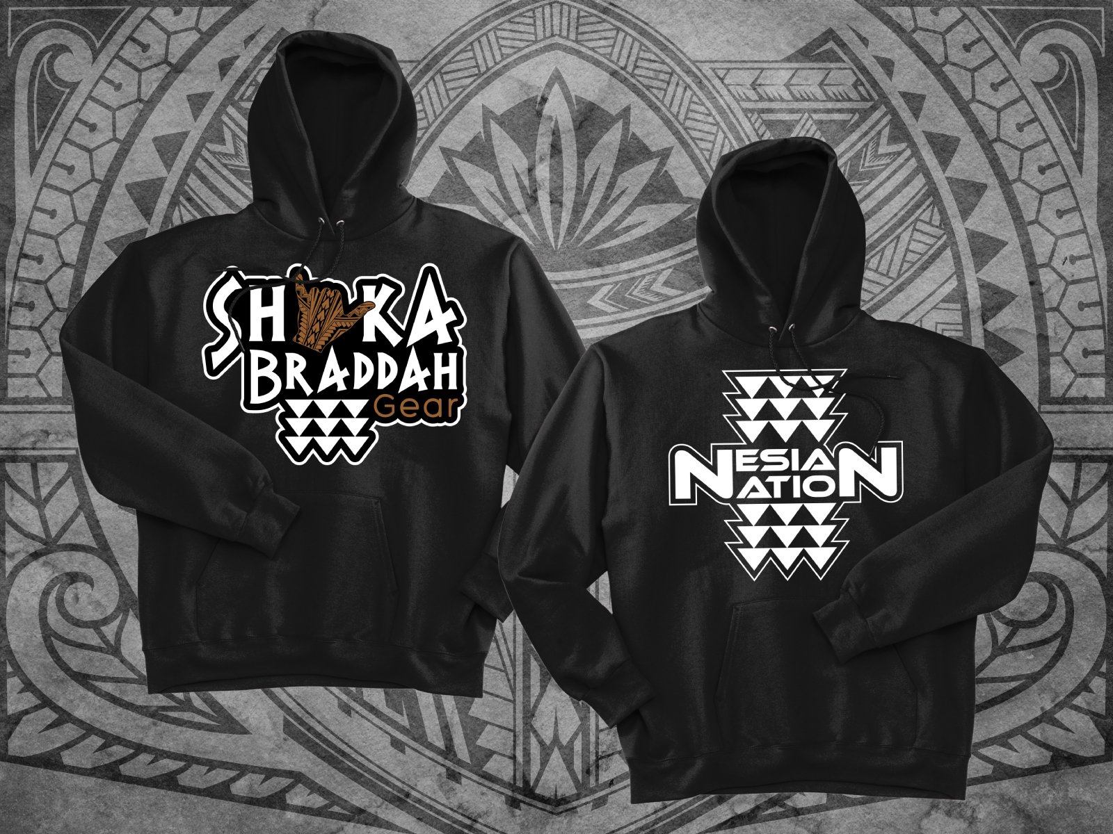 Shaka Braddah Gear & Nesian Nation Hoodies